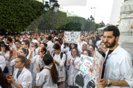 Young Doctors Rally Amid Nationwide Strike In Tunisia