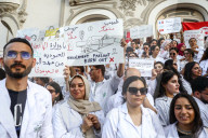 Young Doctors Rally Amid Nationwide Strike In Tunisia