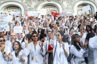 Young Doctors Rally Amid Nationwide Strike In Tunisia