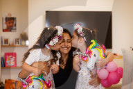 Sisters freed by Hamas celebrate 5th birthday