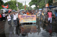 Protests Against The Gang-rape  Kolkata