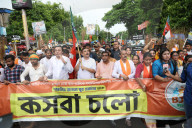 Protests Against The Gang-rape  Kolkata
