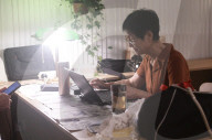 Citizens Enjoy Coolness in The Air-raid Shelter in Hangzhou
