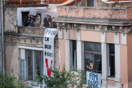 Eviction Stopped In The Vallcarca Neighborhood Of Barcelona