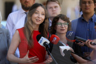 Agnieszka Dziemianowicz-Bak Press Briefing In Krakow