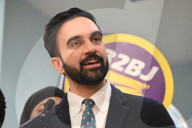 Zohran Mamdani At New York City Primary Victory Celebration Rally With Unions