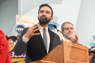 Zohran Mamdani At New York City Primary Victory Celebration Rally With Unions