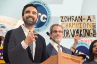 Zohran Mamdani At New York City Primary Victory Celebration Rally With Unions