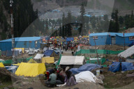 Annual Amarnath Yatra Pilgrimage In Indian Kashmir