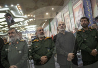 IRGC Generals And The President In Tehran