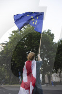 216th Day Of Protest In Tblisi