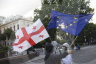 216th Day Of Protest In Tblisi