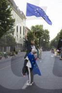 216th Day Of Protest In Tblisi