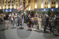 216th Day Of Protest In Tblisi