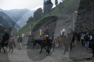 Annual Amarnath Yatra Pilgrimage In Indian Kashmir