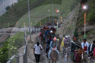 Annual Amarnath Yatra Pilgrimage In Indian Kashmir