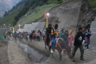 Annual Amarnath Yatra Pilgrimage In Indian Kashmir