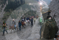 Annual Amarnath Yatra Pilgrimage In Indian Kashmir