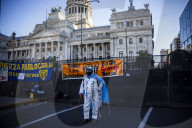 Retirees' Demonstration In Buenos Aires, Argentina