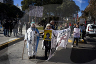 Retirees' Demonstration In Buenos Aires, Argentina