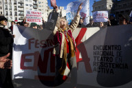Retirees' Demonstration In Buenos Aires, Argentina
