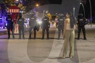 Police Break Up Road Blockade In Novi Sad