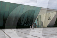 Exterior Of The University Museum Of Contemporary Art In Mexico City