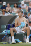 Day Two of the 2025 Wimbledon Tennis Championships at the All England Club Lawn Tennis and Croquet Club in London, UK.
