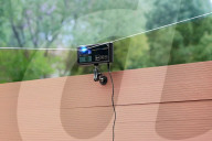 Laser guided mosquito zapper