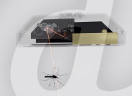 Laser guided mosquito zapper