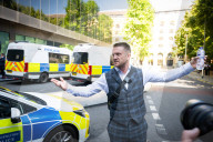 Tommy Robinson AKA Stephen Yaxley Lennon arrives at Southwark Crown Court, London, UK.