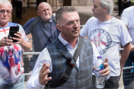 Tommy Robinson Appears At Southwark Crown Court In London