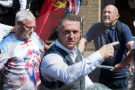 Tommy Robinson Appears At Southwark Crown Court In London