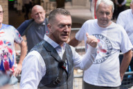Tommy Robinson Appears At Southwark Crown Court In London