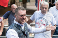 Tommy Robinson Appears At Southwark Crown Court In London