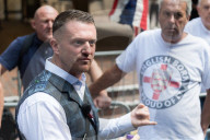 Tommy Robinson Appears At Southwark Crown Court In London