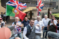 Tommy Robinson Appears At Southwark Crown Court In London
