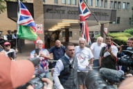 Tommy Robinson Appears At Southwark Crown Court In London