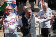 Tommy Robinson Appears At Southwark Crown Court In London