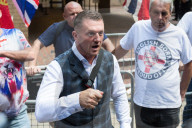 Tommy Robinson Appears At Southwark Crown Court In London