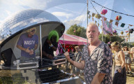 'I genuinely love this place so much!' Fatboy Slim's 100th Glastonbury set - picture essay