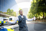 Tommy Robinson AKA Stephen Yaxley Lennon arrives at Southwark Crown Court, London, UK. 