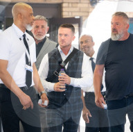Tommy Robinson AKA Stephen Yaxley Lennon departs Southwark Crown Court, London, UK. 