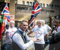 Tommy Robinson AKA Stephen Yaxley Lennon departs Southwark Crown Court, London, UK. 