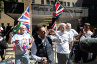 Tommy Robinson AKA Stephen Yaxley Lennon departs Southwark Crown Court, London, UK. 