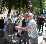 Tommy Robinson AKA Stephen Yaxley Lennon departs Southwark Crown Court, London, UK. 