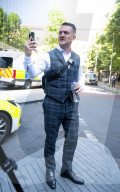 Tommy Robinson AKA Stephen Yaxley Lennon arrives at Southwark Crown Court, London, UK. 