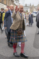 King Charles in Campbeltown, Scotland