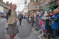 King Charles in Campbeltown, Scotland