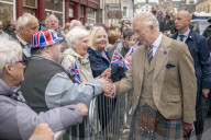 King Charles in Campbeltown, Scotland